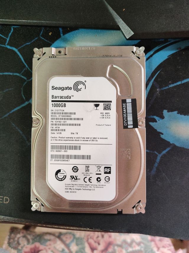 Disco Duro Seagate Barracuda 1TB