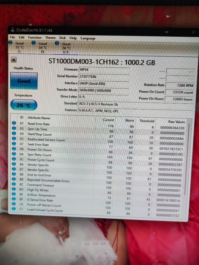Disco Duro Seagate Barracuda 1TB