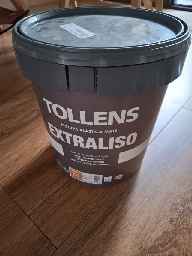 Pintura plástica mate Tollens 15L