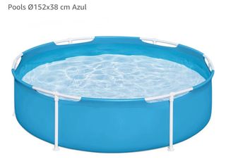 Piscina redonda 152x38cm azul