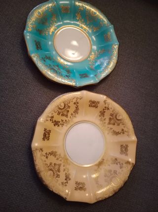 2 Piattini da thè antichi