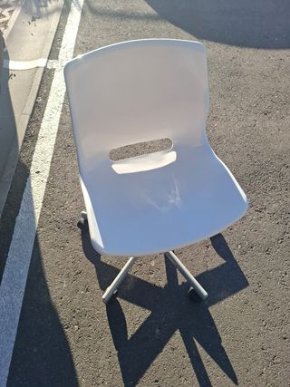 Silla escritorio infantil blanca