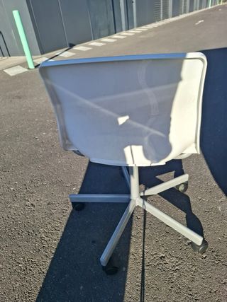 Silla escritorio infantil blanca