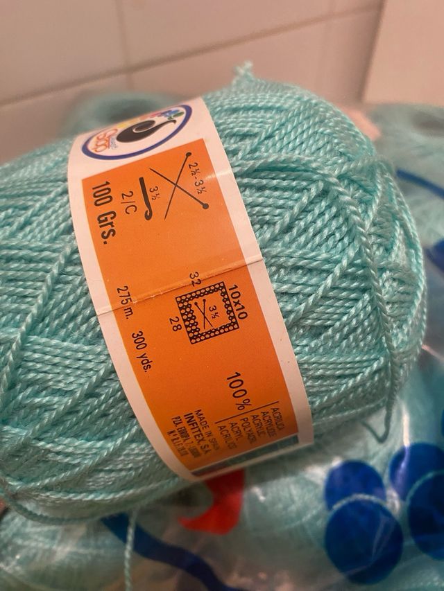 11 ovillos lana Stop Tropical