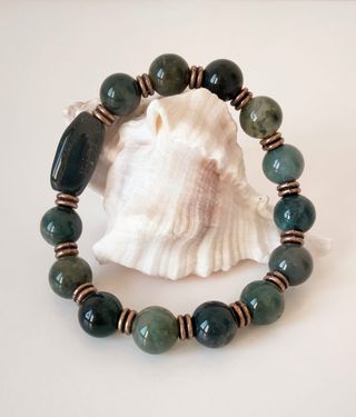 Bracciale agata muschio