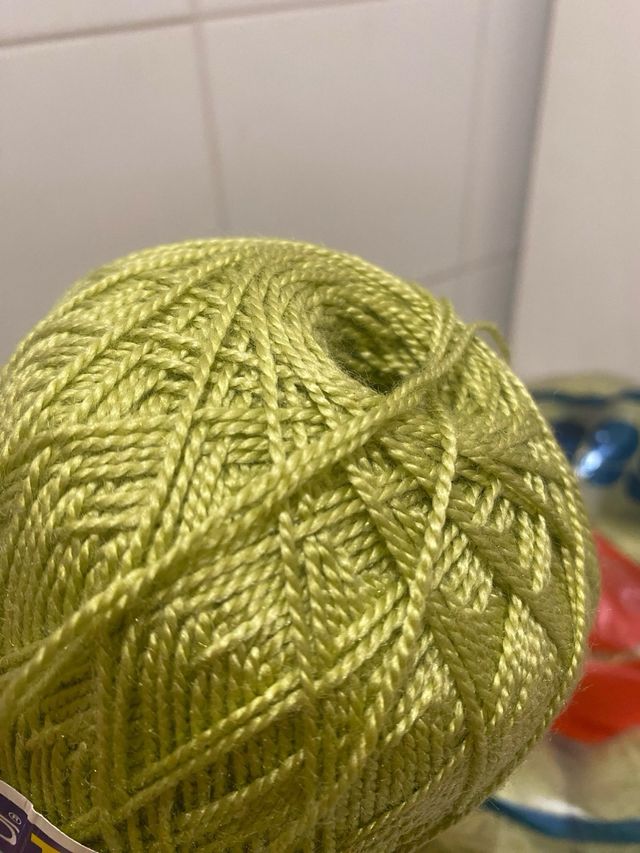 13 ovillos Lana Stop Tropical Verde 100gr