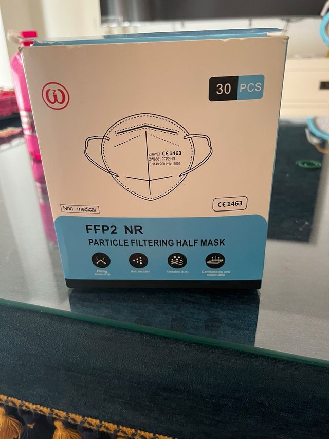 30 mascarillas FFP2 nuevas