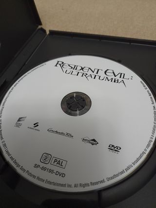 Pelicula Resident Evil: Ultratumba en DVD