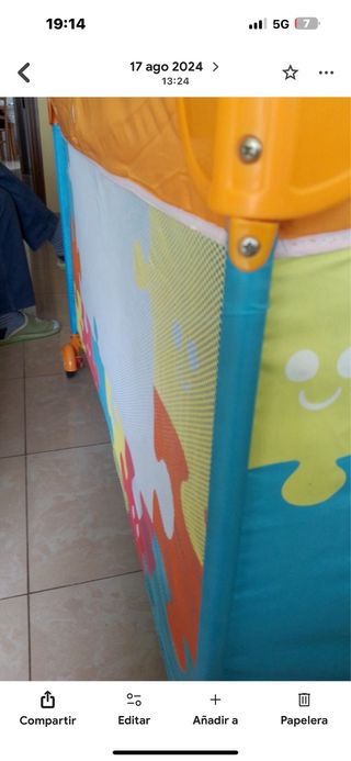 Cuna viaje Plegable