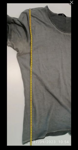 T-shirt grigio donna Tg M