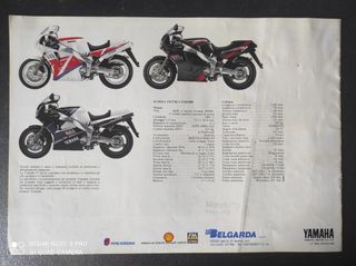 Depliant Yamaha FZR 1000 - Moto