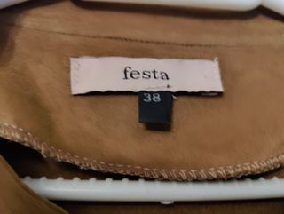 Chaqueta fina ante marrón Festa - T-38