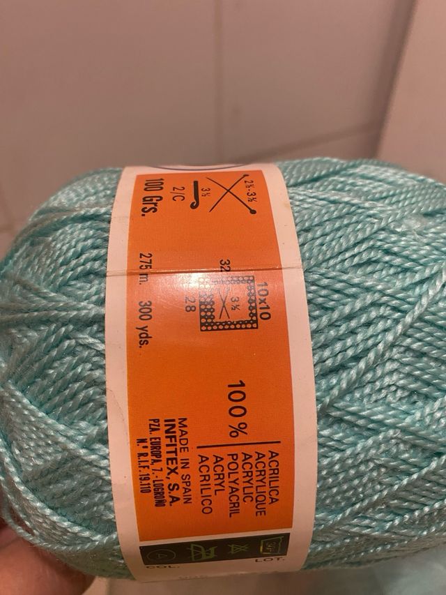 Lana Stop Tropical 12 ovillos - celeste