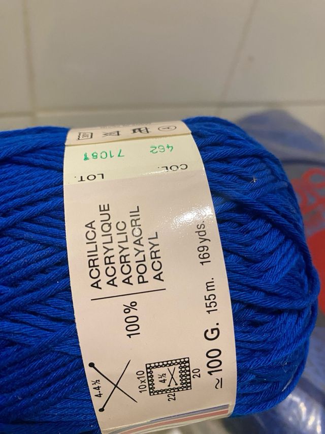 24 ovillos Lana Stop Regata azul