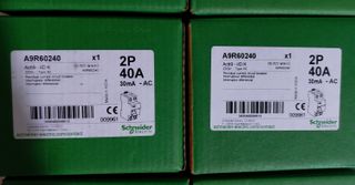 2 Diferenciales Schneider 2p 40A Nuevo