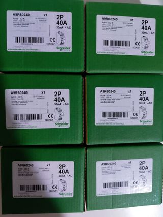 2x Diferencial Schneider 2P 40A 30mA