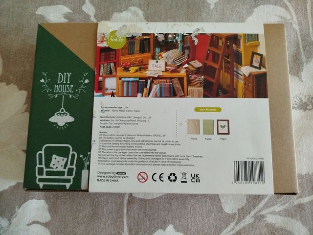 Casa in miniatura fai-da-te Sam's Study