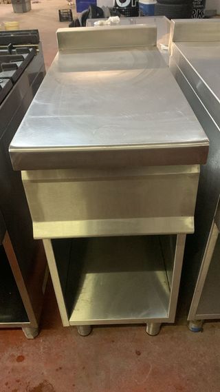 Mesa acero inoxidable auxiliar