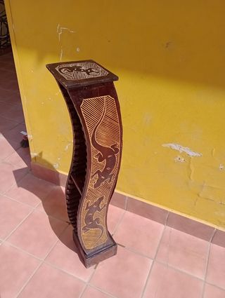 Porta CD in legno etnico