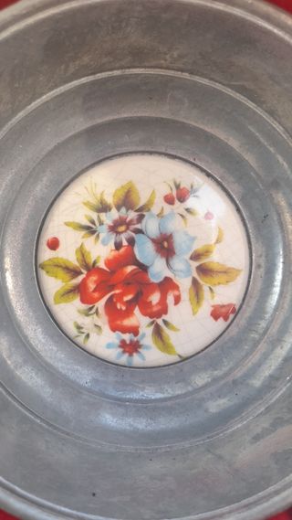 Svuota tasche vintage in peltro