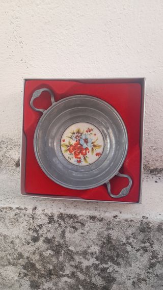 Svuota tasche vintage in peltro
