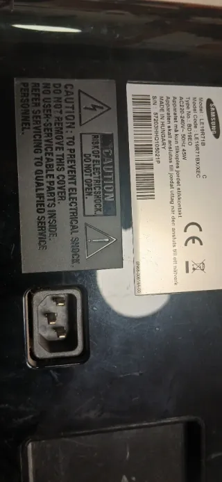 TV Samsung 19" negra