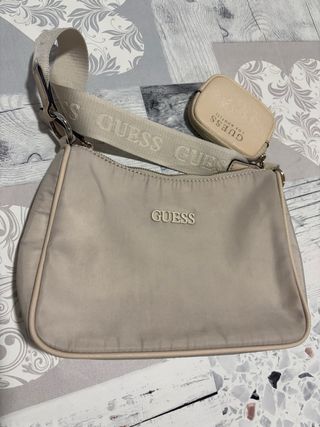 Bolso Guess Beige bandolera