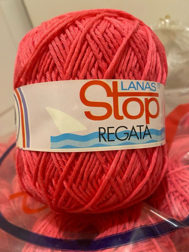 Lana Stop Regata 100g - Rosa oscuro