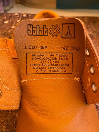 Zapatos Seguridad Piel - Talla 42