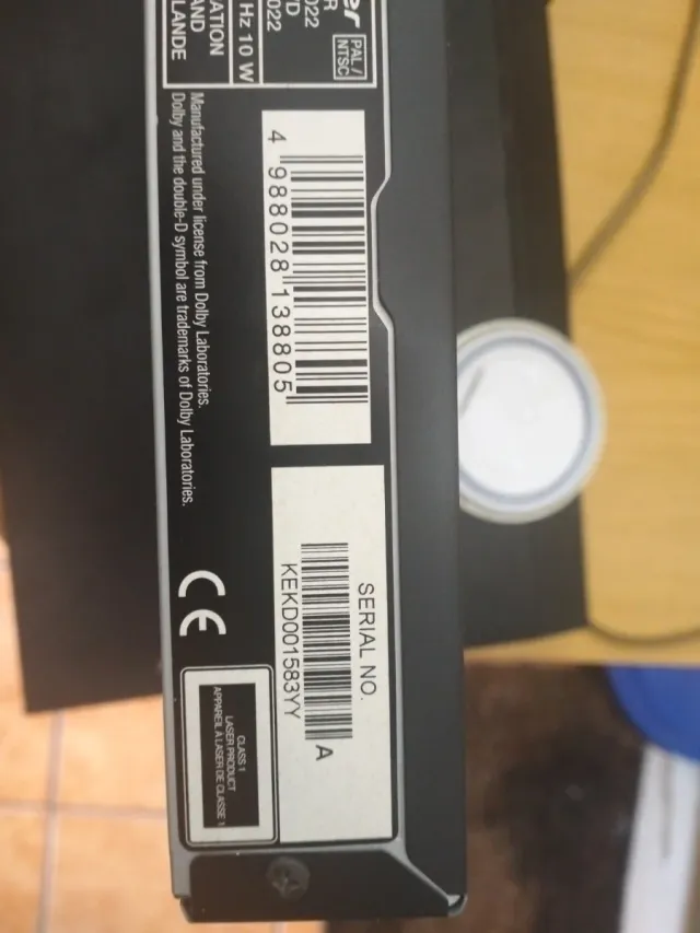 Pioneer DVR-520H-S lettore DVD