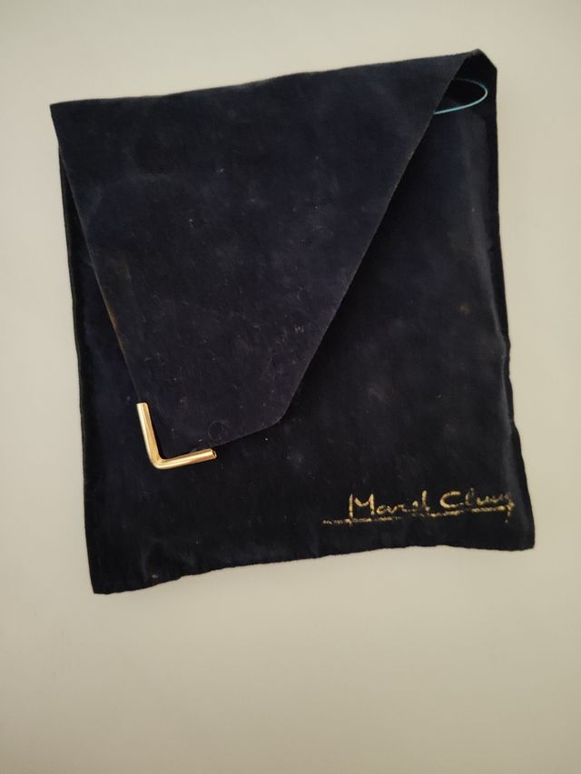 Collana Marcel Cluny blu e argento