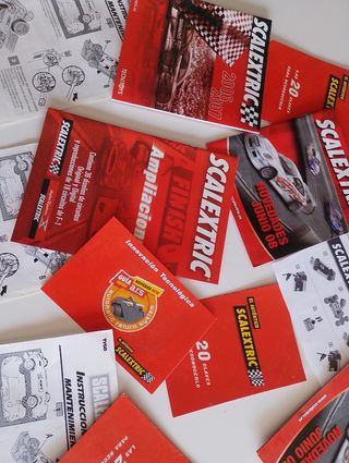 Manuales Scalextric: Documentación y folletos