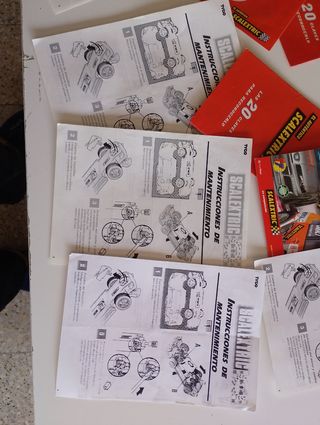 Manuales Scalextric: Documentación y folletos