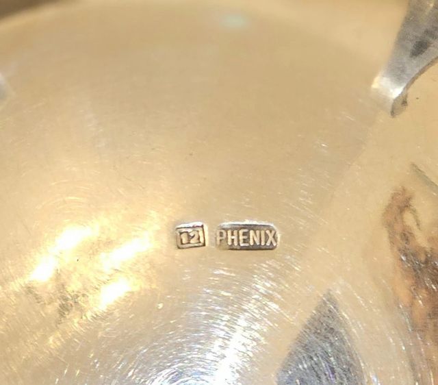 Set da tè in argento: caffettiera e zuccheriera