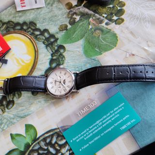 Reloj TIMEOO Hombre - Plata & Negro