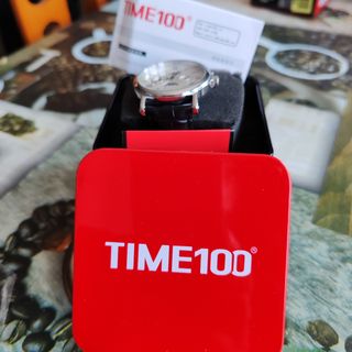 Reloj TIMEOO Hombre - Plata & Negro