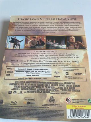 Titanic Blu-ray 3D + Blu-ray