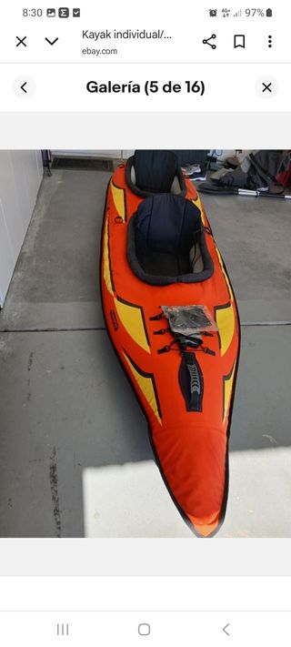 Se venden 2 Kayak inflable de lona semi rigida 