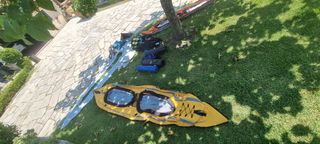 Se venden 2 Kayak inflable de lona semi rigida 