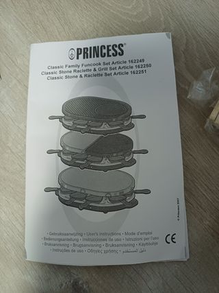 Plancha eléctrica Princess Raclette