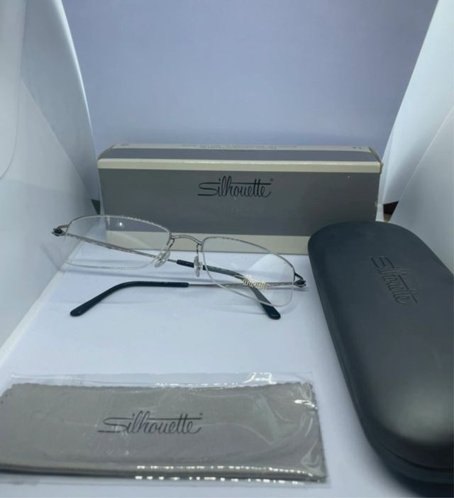 Gafas Silhouette Gris Plata - Nuevas