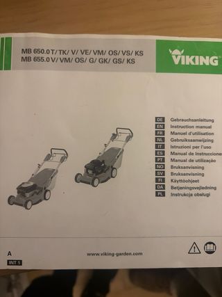 Cortacésped Viking - Motor de gasolina