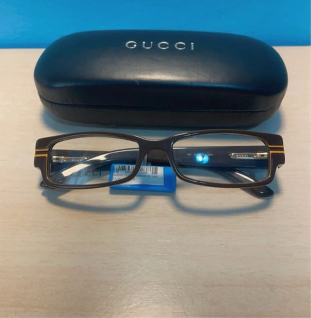 Gafas Gucci marrón-amarillo