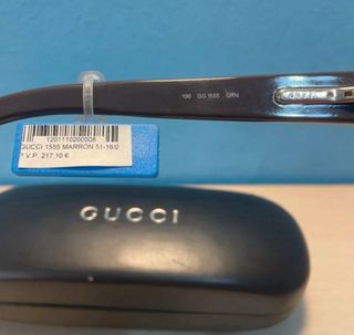 Gafas Gucci marrón-amarillo