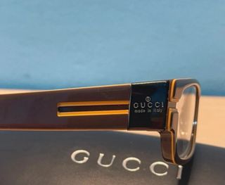 Gafas Gucci marrón-amarillo