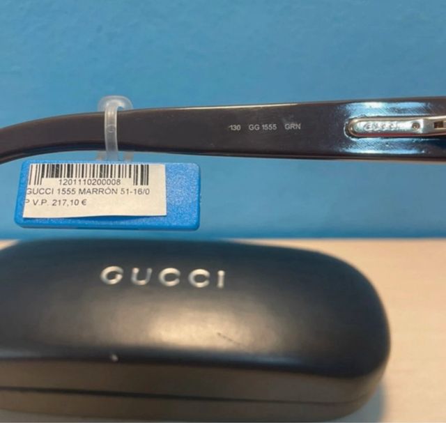 Gafas Gucci marrón-amarillo