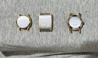 3 Relojes dorados: Aron & Radiant y lotus