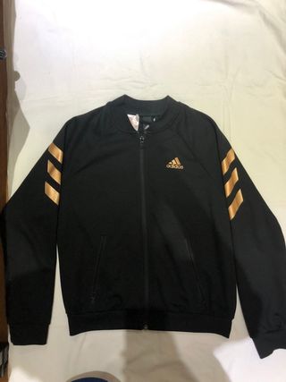 Chaqueta Adidas Original rayas doradas
