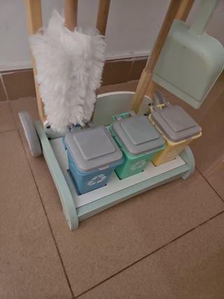 Kit limpieza infantil madera