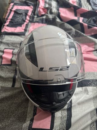 Casco LS2 blanco mate